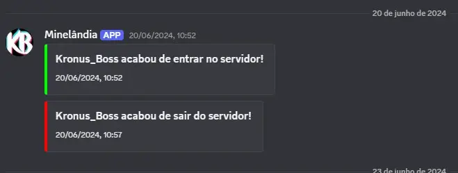 Screenshot do Simple Discord Logger