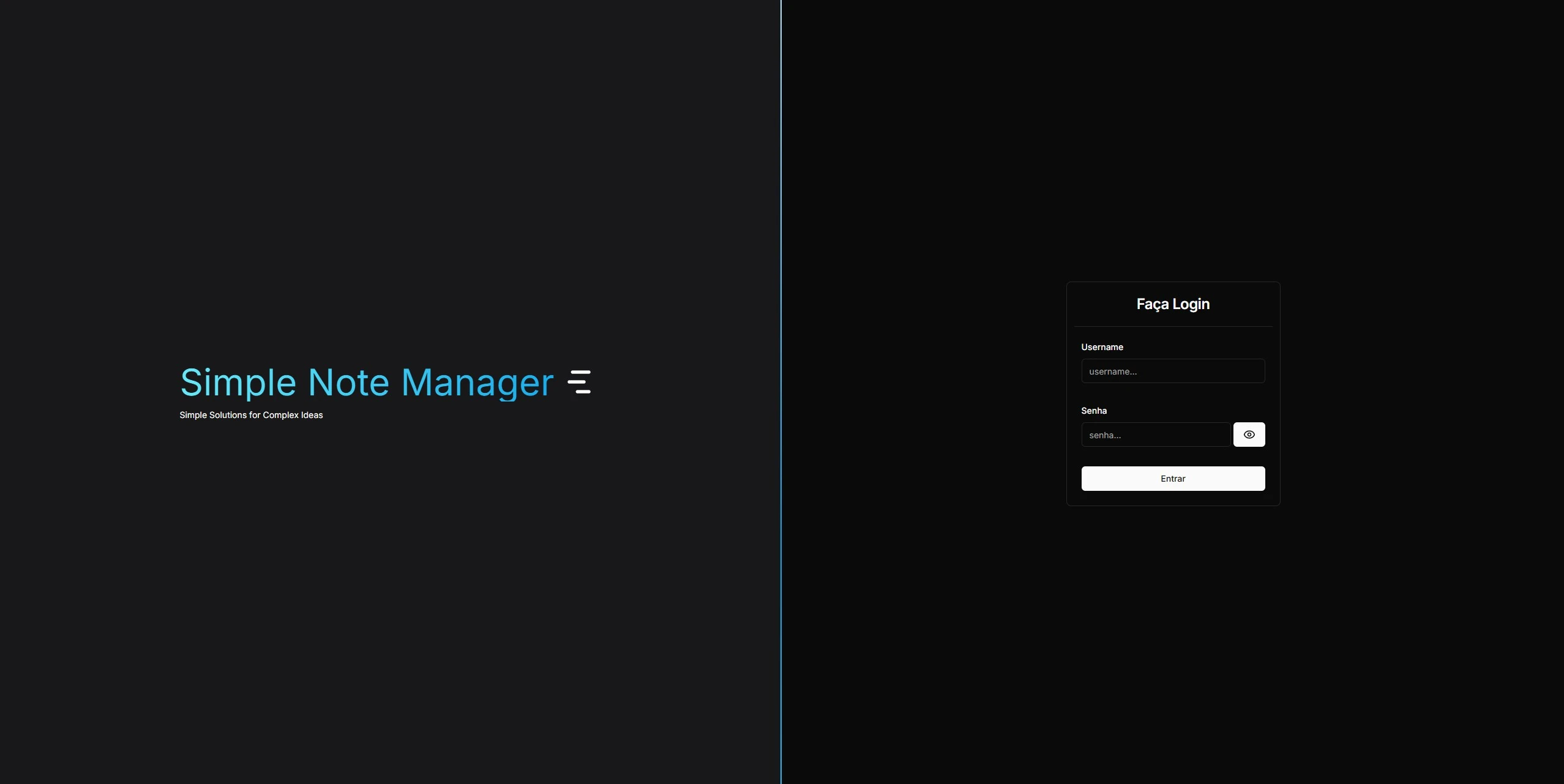 Screenshot do Simple Token Generator